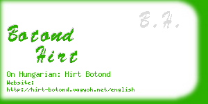 botond hirt business card